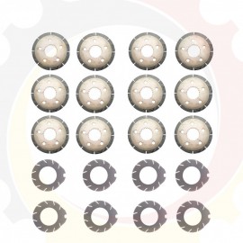 Kit Disco De Freio Banhado A �leo Retroescavadeira 580h